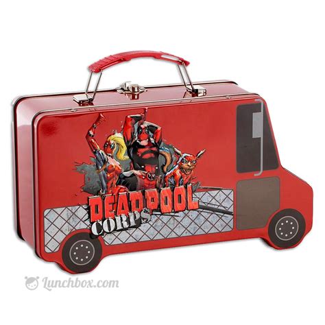 metal lunch box deadpool|Deadpool Lunch Box – Lunchbox.com.